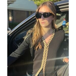 VINTAGE | St. John Evening Zip-Up Sweater Top